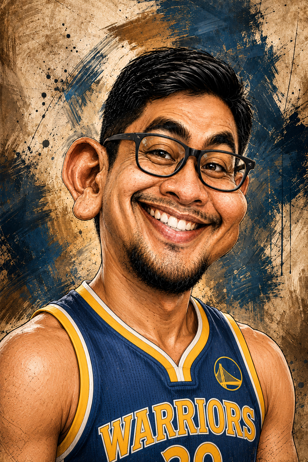 Basketball Pro Player Caricature